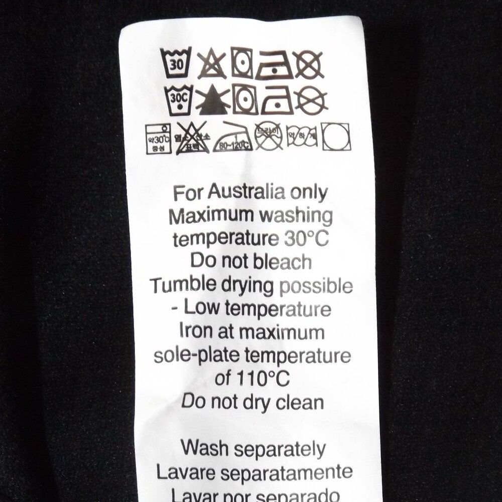 Oakley Polo Shirt, XL, Black, Short sleeve, Logo/O, 2 button collar, Regular Fit - Picture 12 of 12